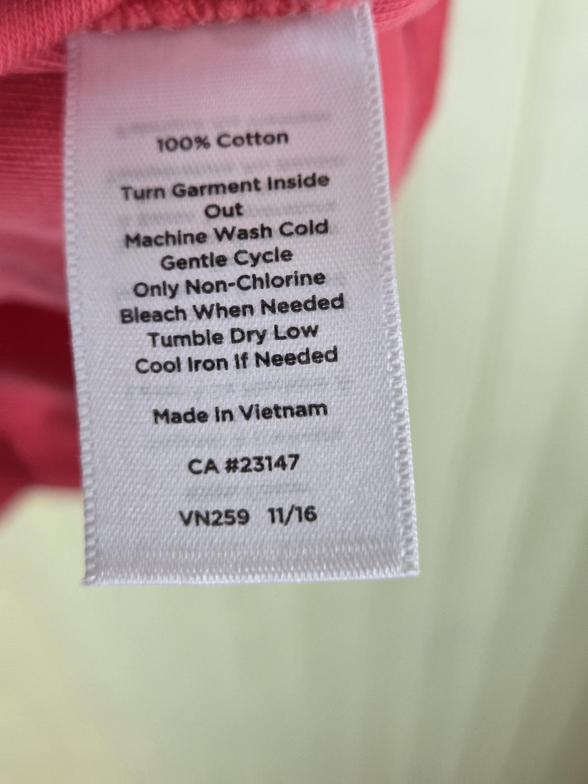 Talbots Dress Womens PS Pink Short Sleeve T-Shirt Shift Knee Length Cotton