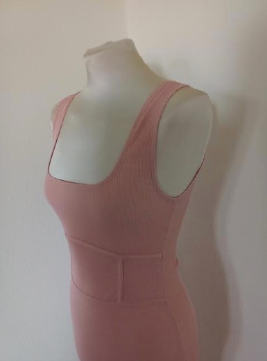 Top Shop skin colour tube sleveles dress size 8UK new with tag