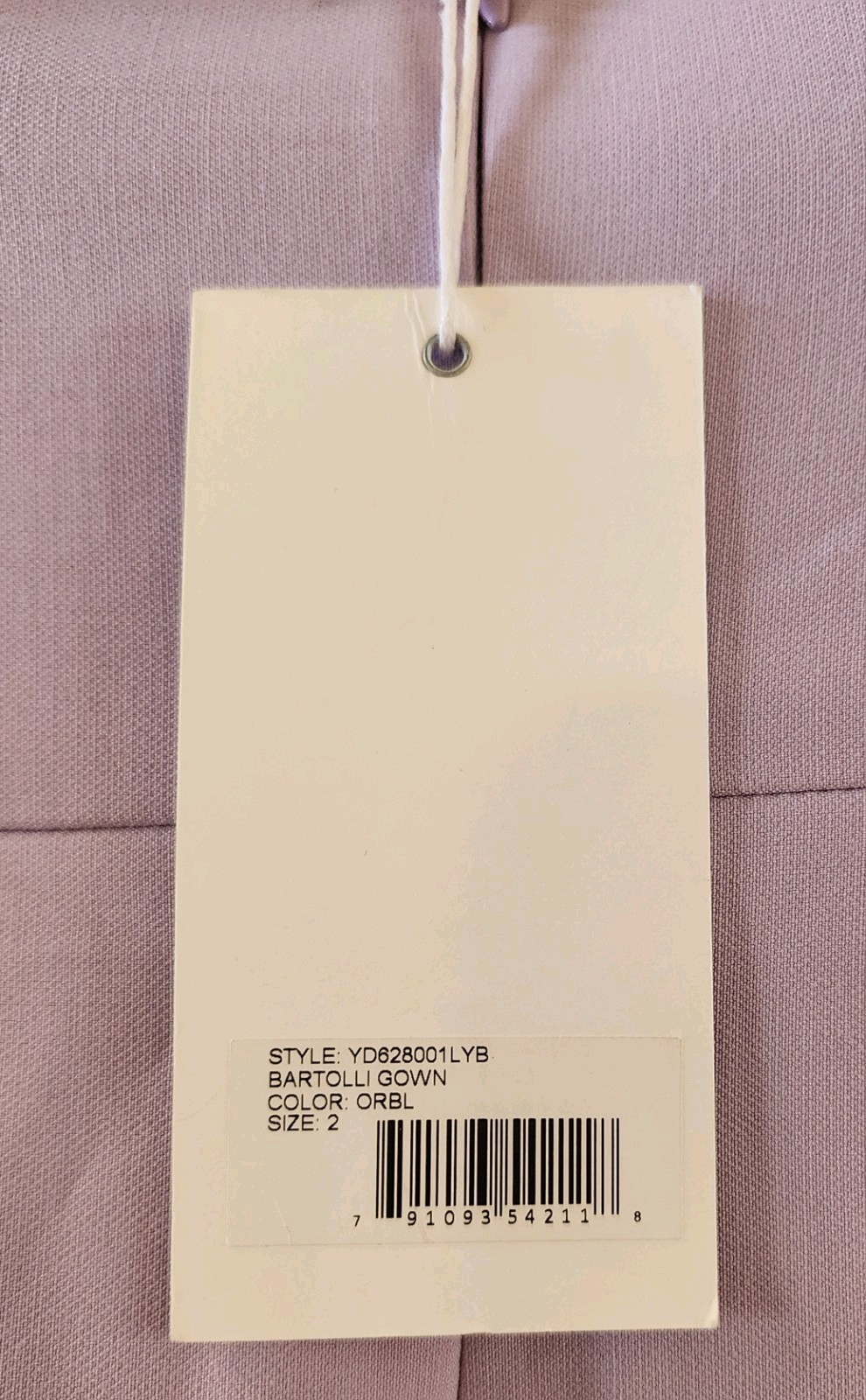 Never Worn – LIKELY Bartolli Gown – Orchid Bloom, Size 2 – See Descrip.