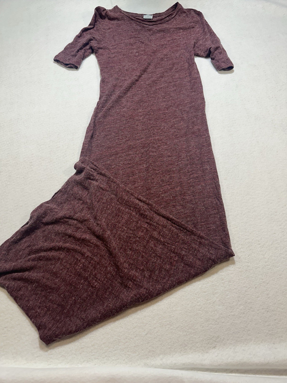 Zara Womens Short Sleeve Long 54” Maxi Dress Size M Casual Round Neck Outdoor