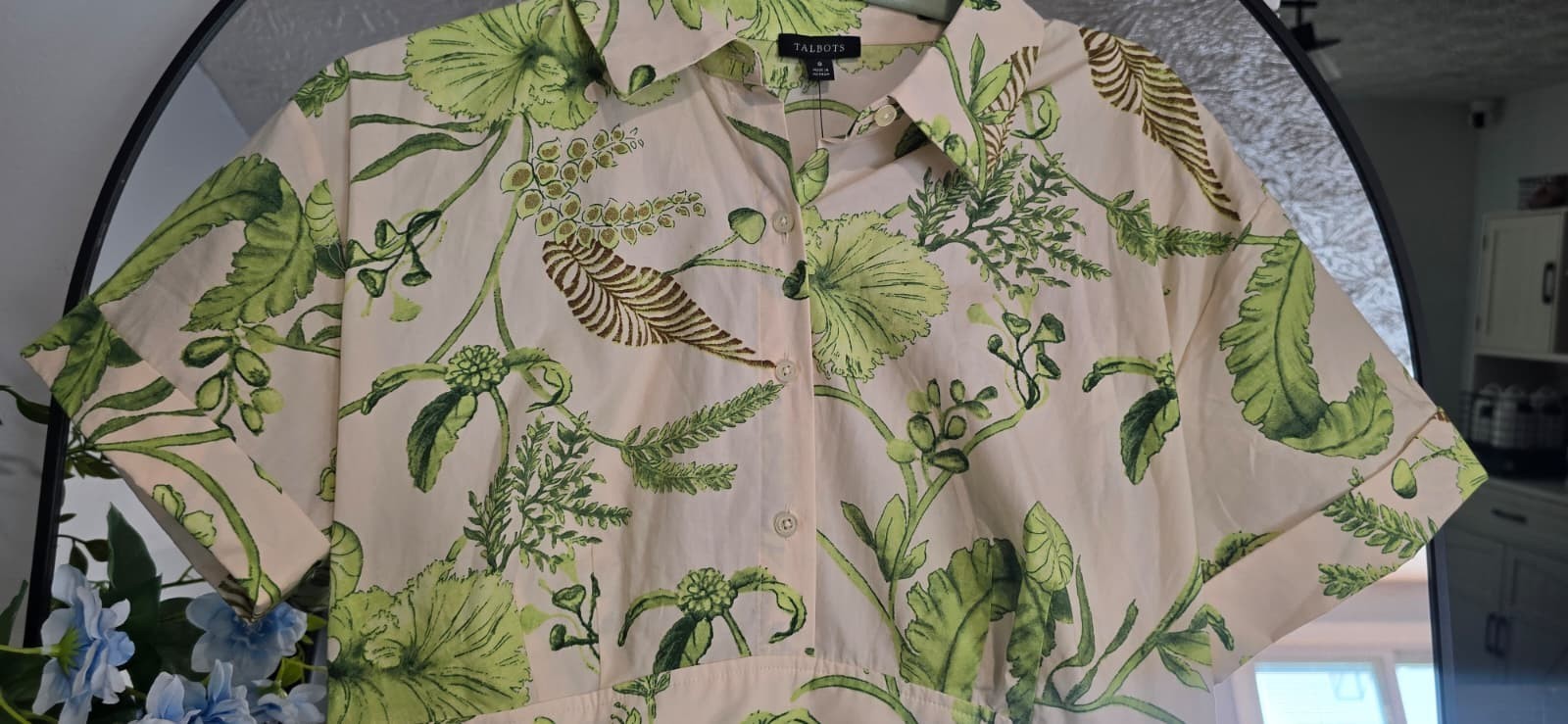 Talbots maxi summer dress (size 8/M) with pockets/elastic waist Brand new w/tags