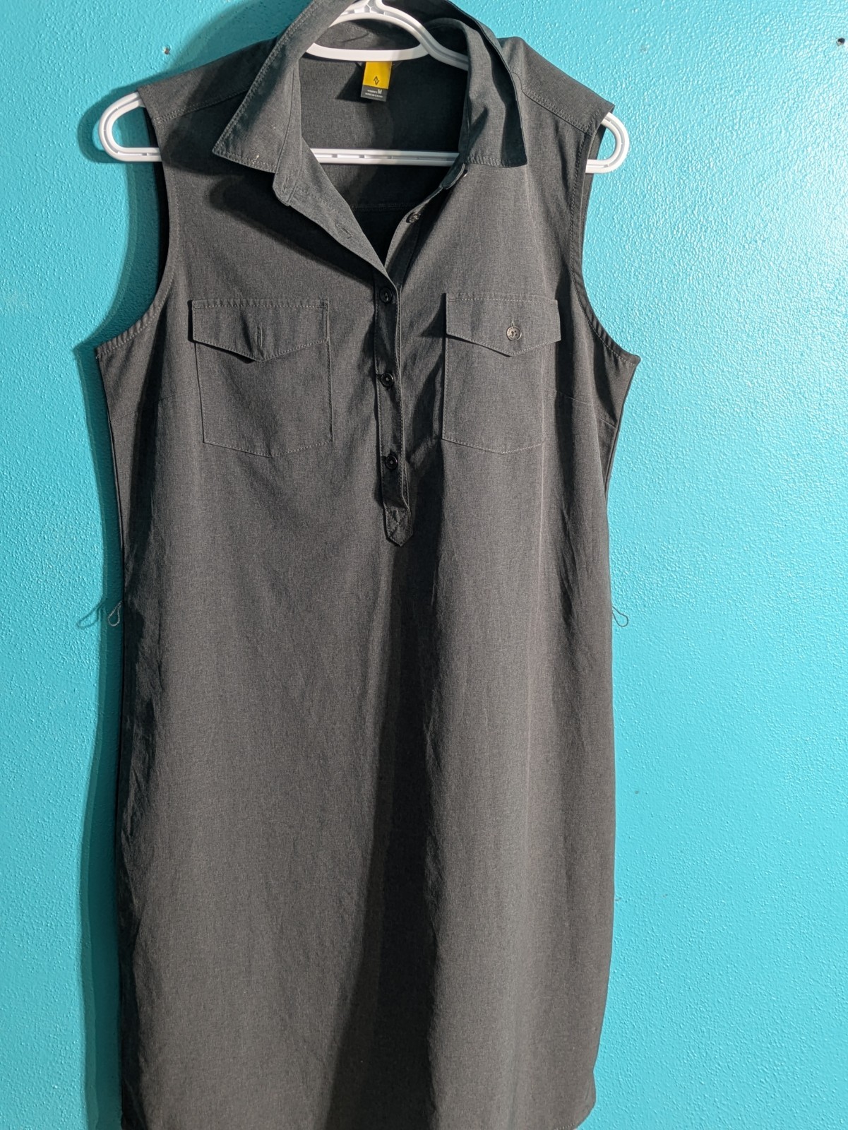 Eddie Bauer Travex Deparature Dress Women’s Stretch M Quick Dry BLACK