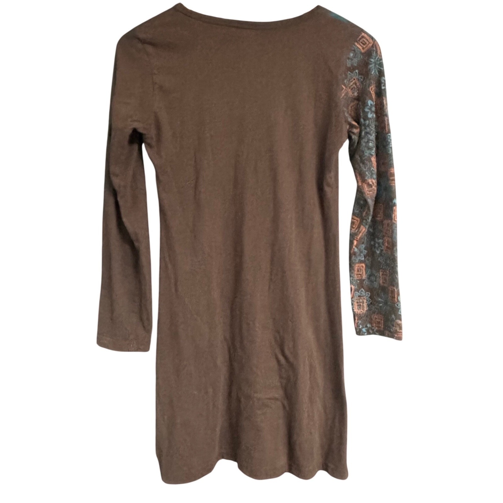 Boho Patchwork Art Dress Womens Cotton Asymmetrical Festival Lagenlook Womens S