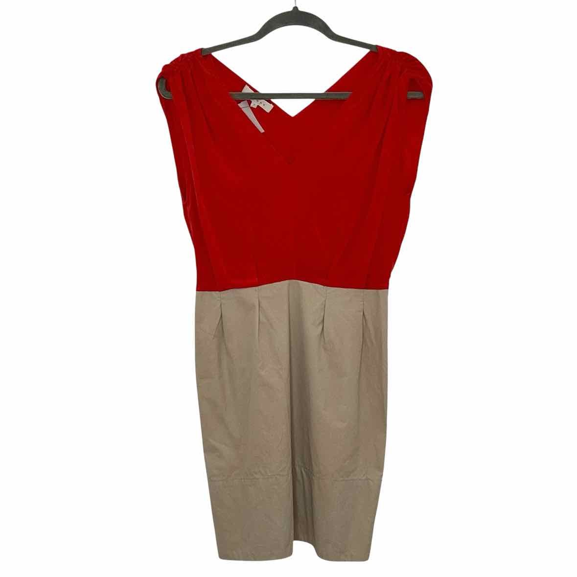 Sandro Size XS/S Red Pre-Owned Dress- Ladies