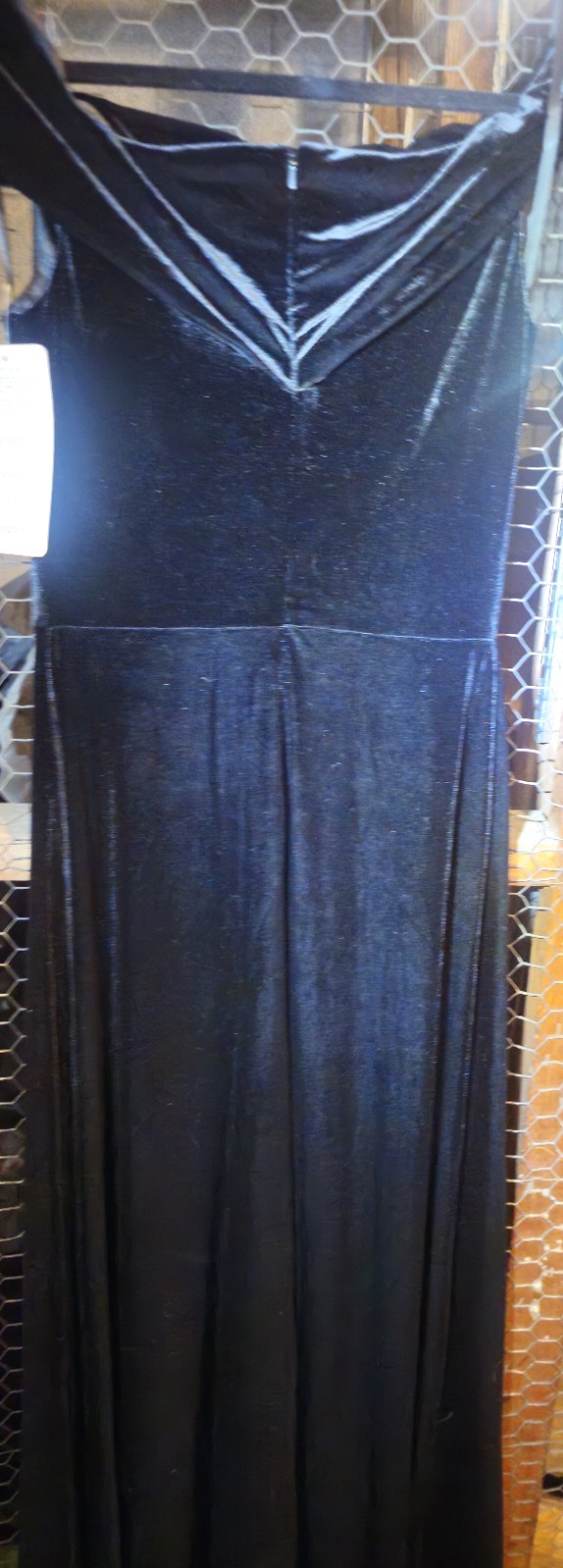 NWT-Womens Revelry Velor Off The Shoulder Dress-Black-Size 6-FAST SHIPPING