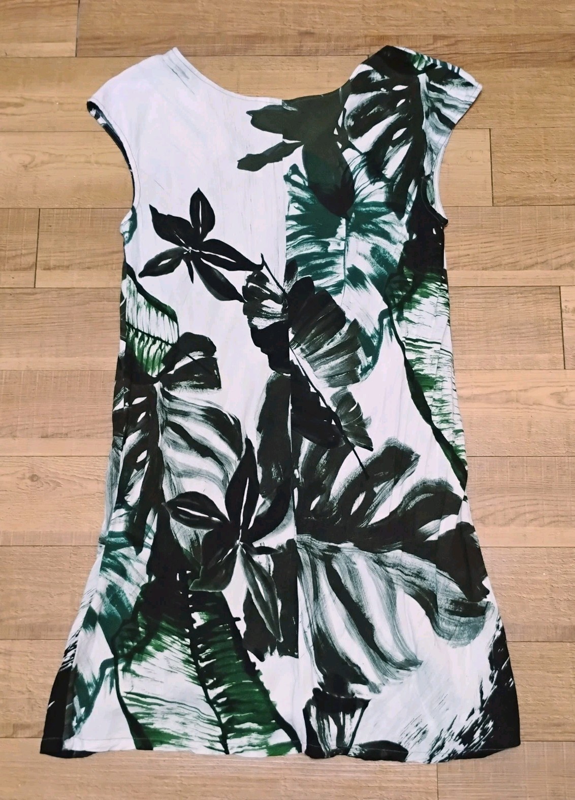 Jams World A-Line Swing Dress “Moon Palm” Sz M