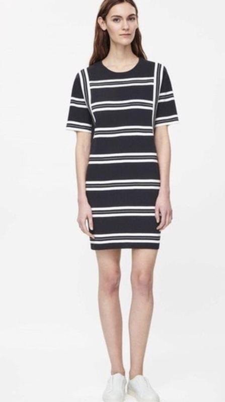 Women COS dress white cotton 36 #6POL