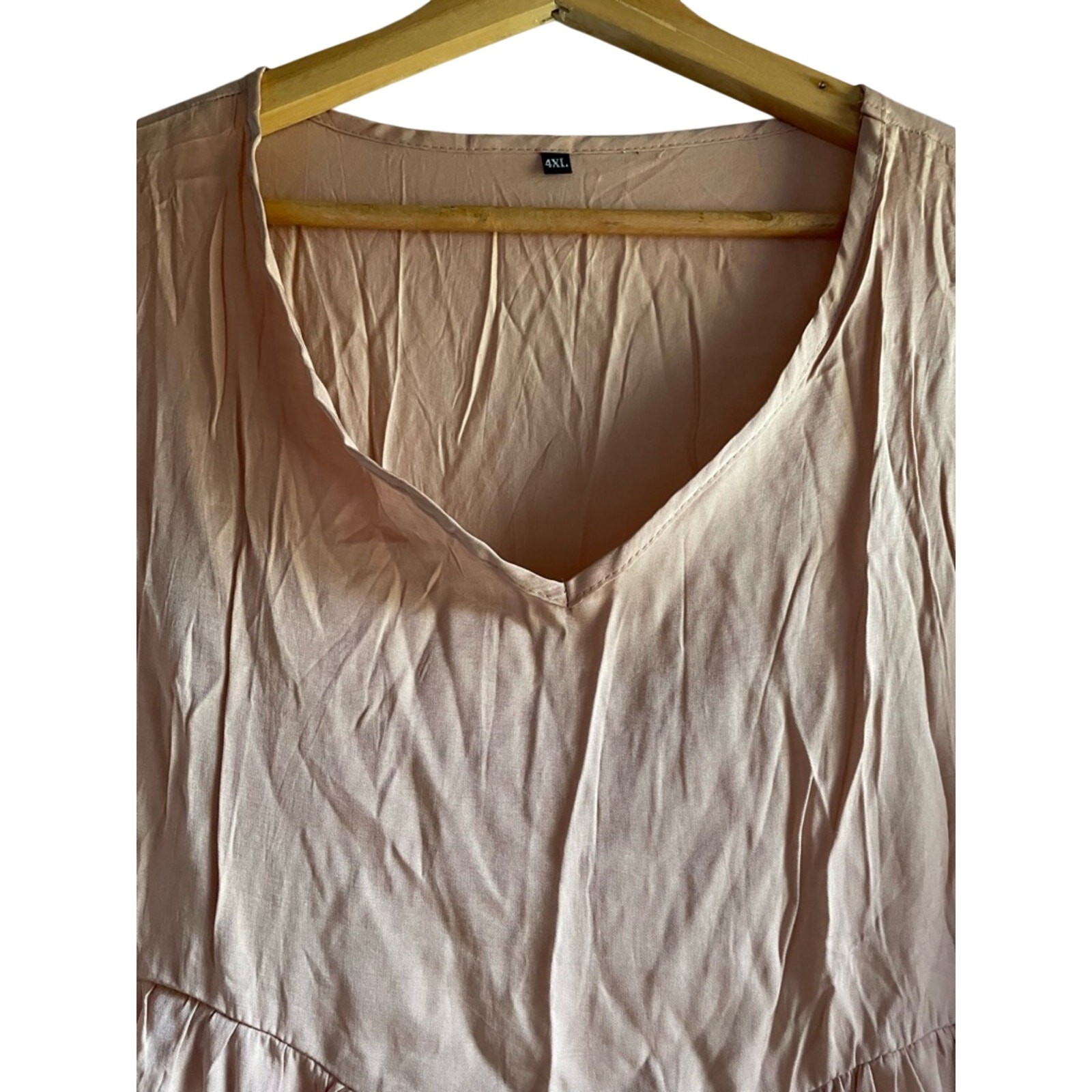 NWT! Peach Silky Dress Plus SIZE 4X