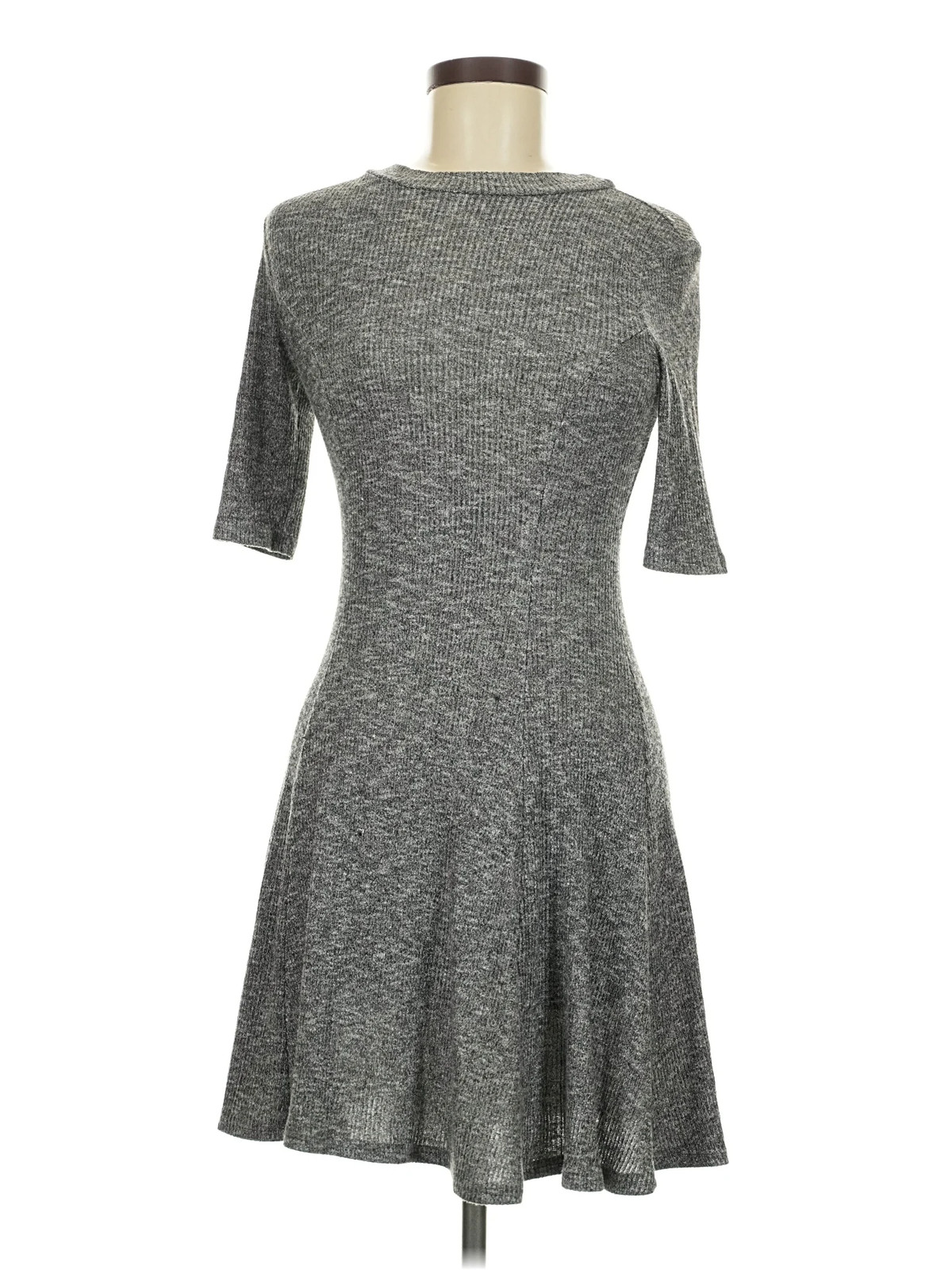 Aiden Y Women Gray Casual Dress M
