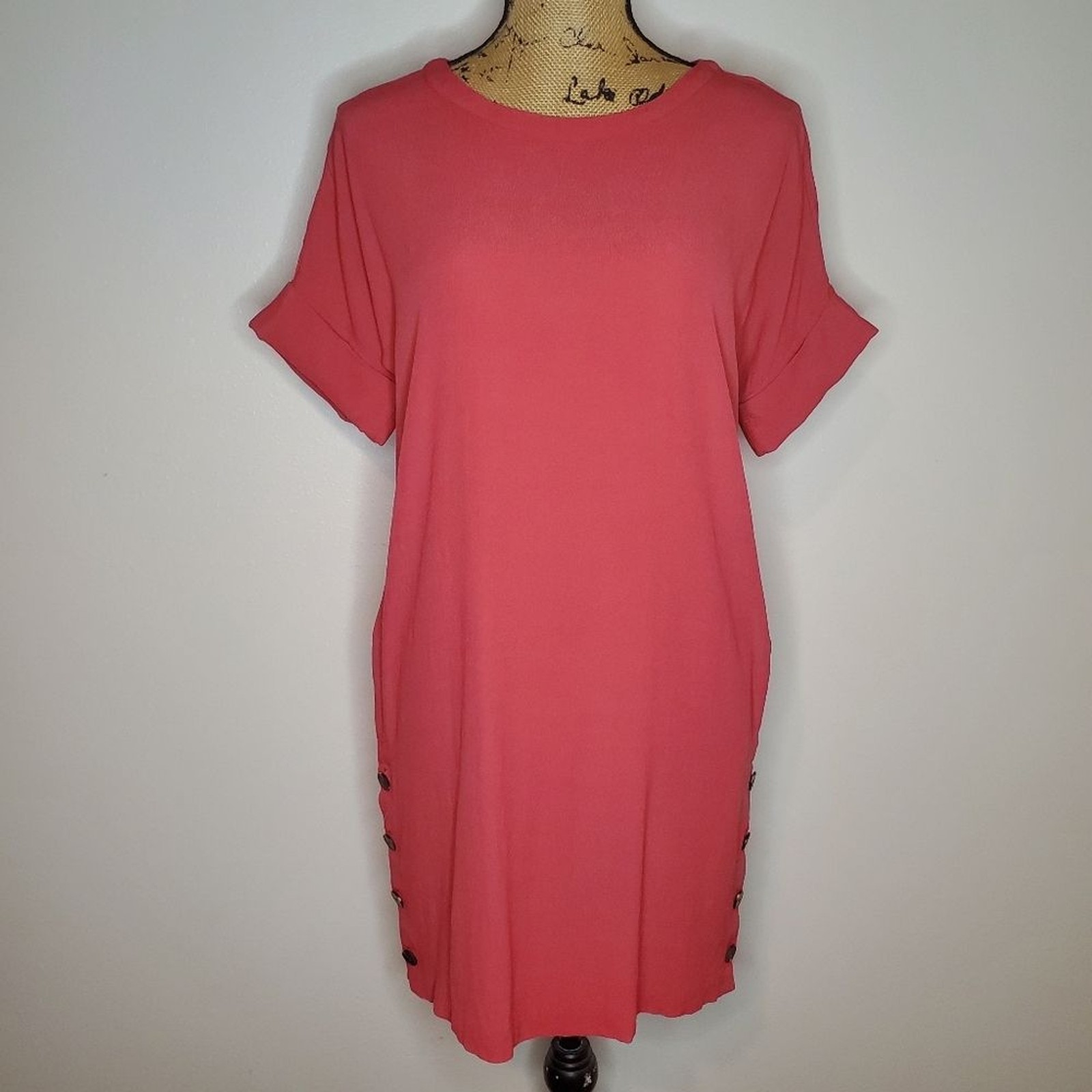 Madewell Journal Side Button Dress Size XS