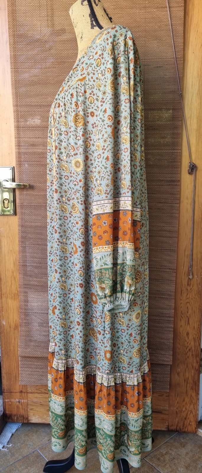 🦋Spell And The Gypsy L Lady Untamed Button Thru Gown With Tie EXC