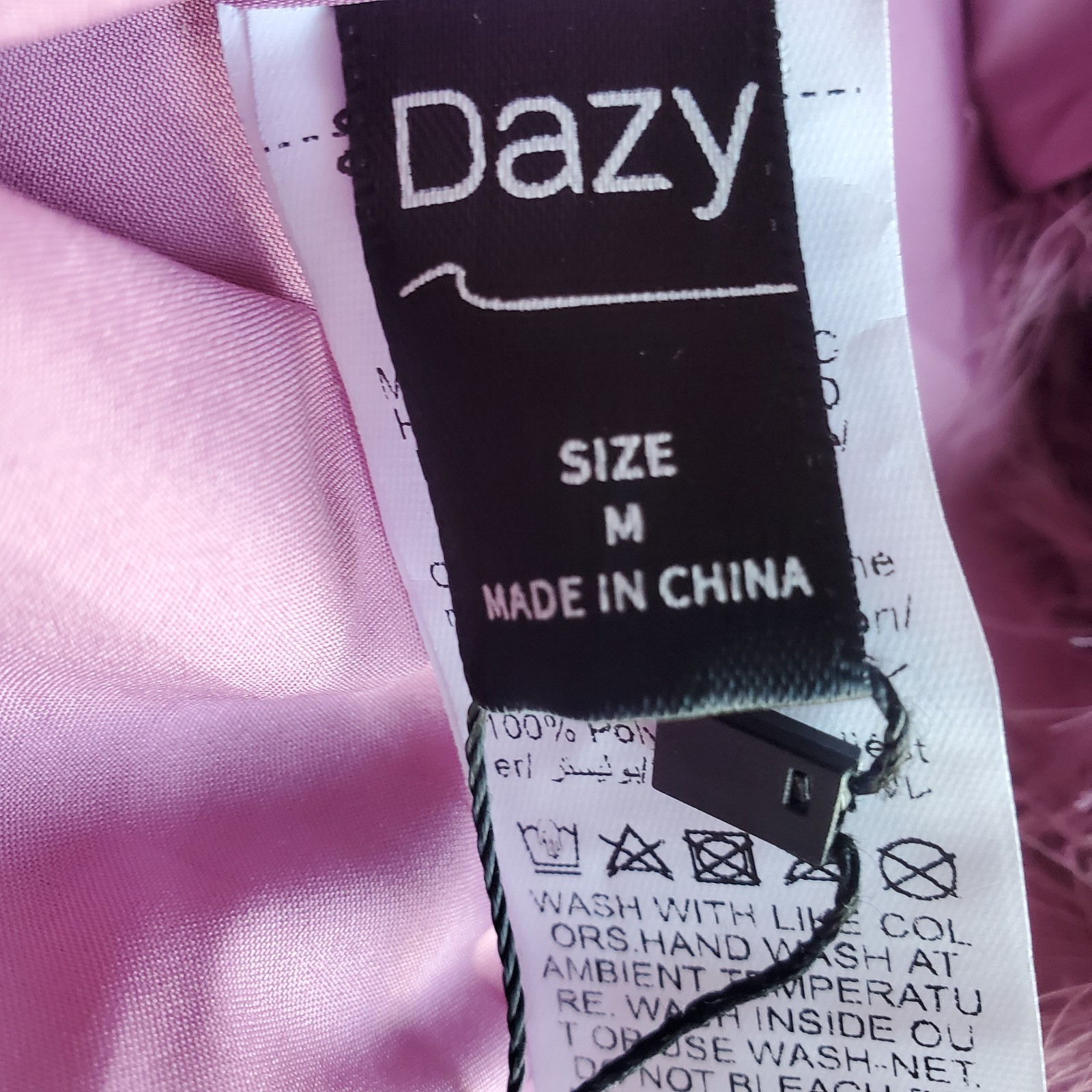 NWT RARE DAZY Pink Sleeveless Eyelash Rayon Maxi Party Dress Size M Fairy Core