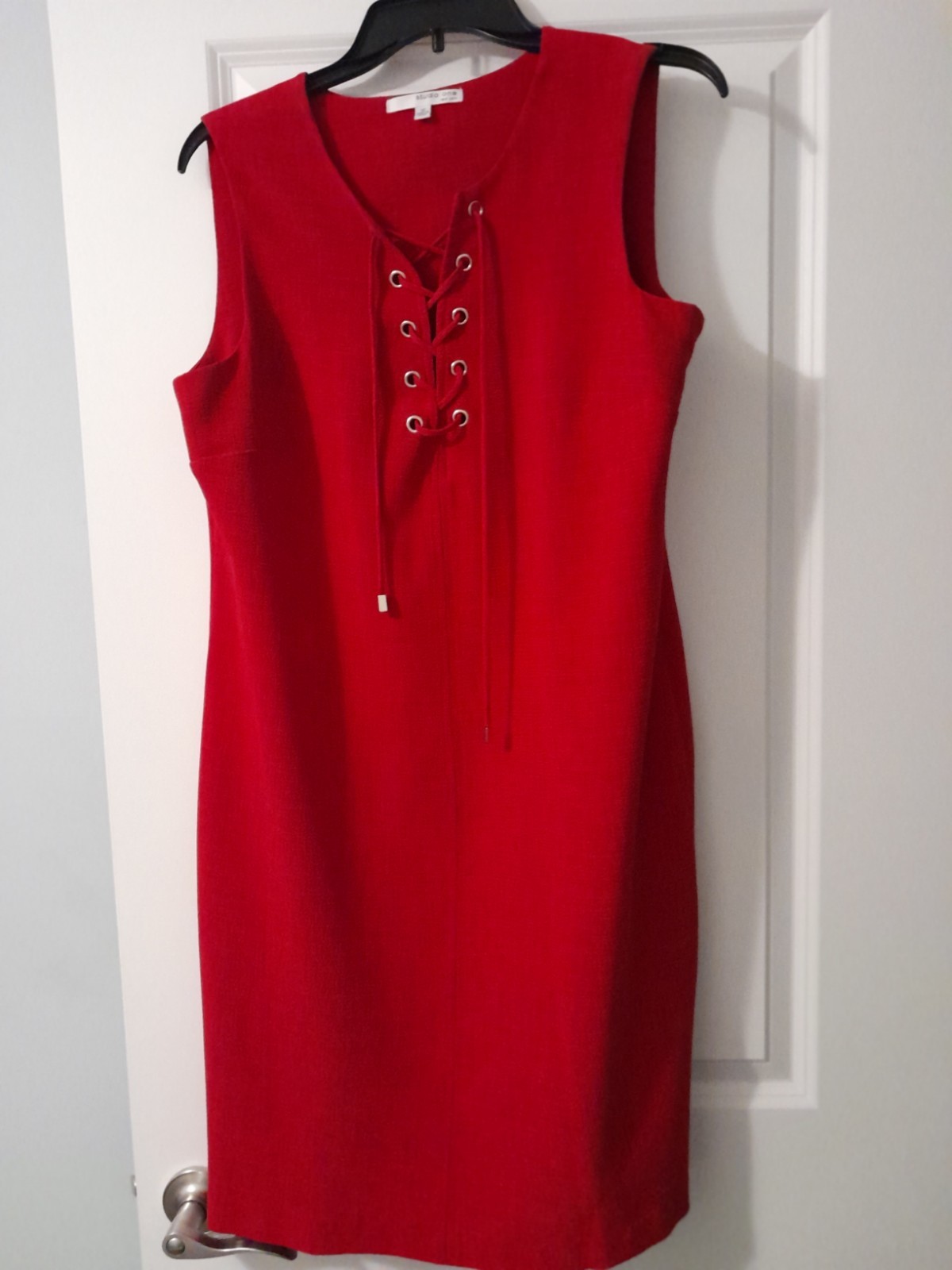 RED Studio One Tie Front Dress Size 12 38 Inch Length