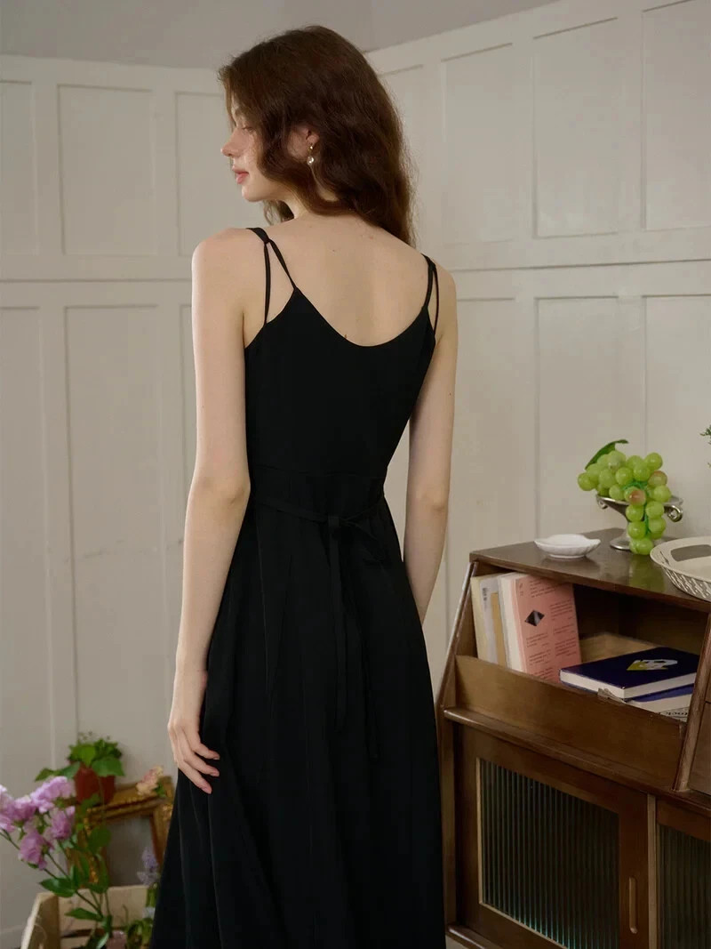 Candy Elegant Square Neck A-Line Sling Dress Size Large