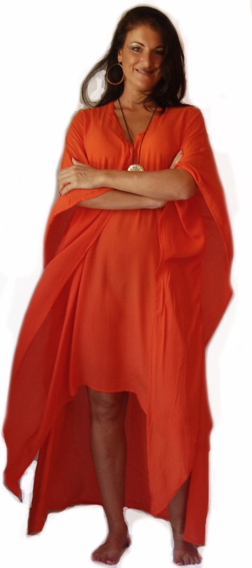 caftan lounge crinkle jacquard high low hem L XL OS 1X 2X 3X 4X 5X 6X PLUS SIZE