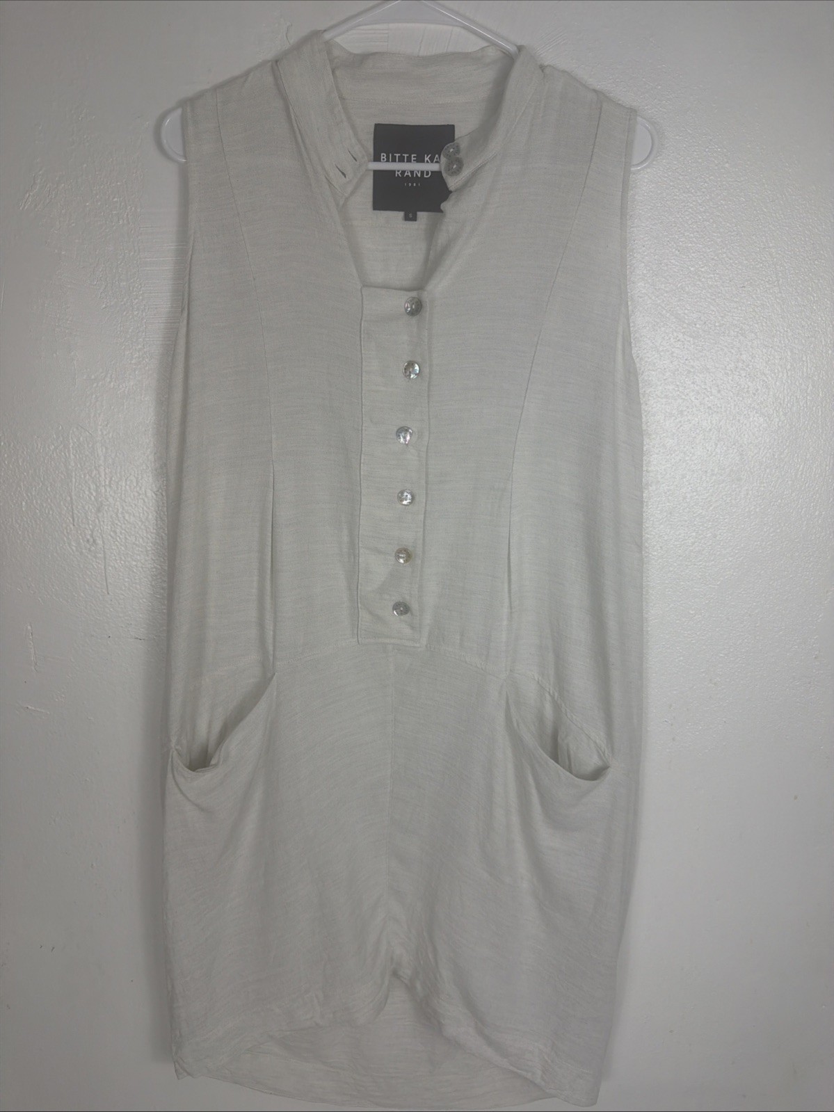 BITTE KAI RAND women’s Oatmeal sleeveless dress Tunic size S