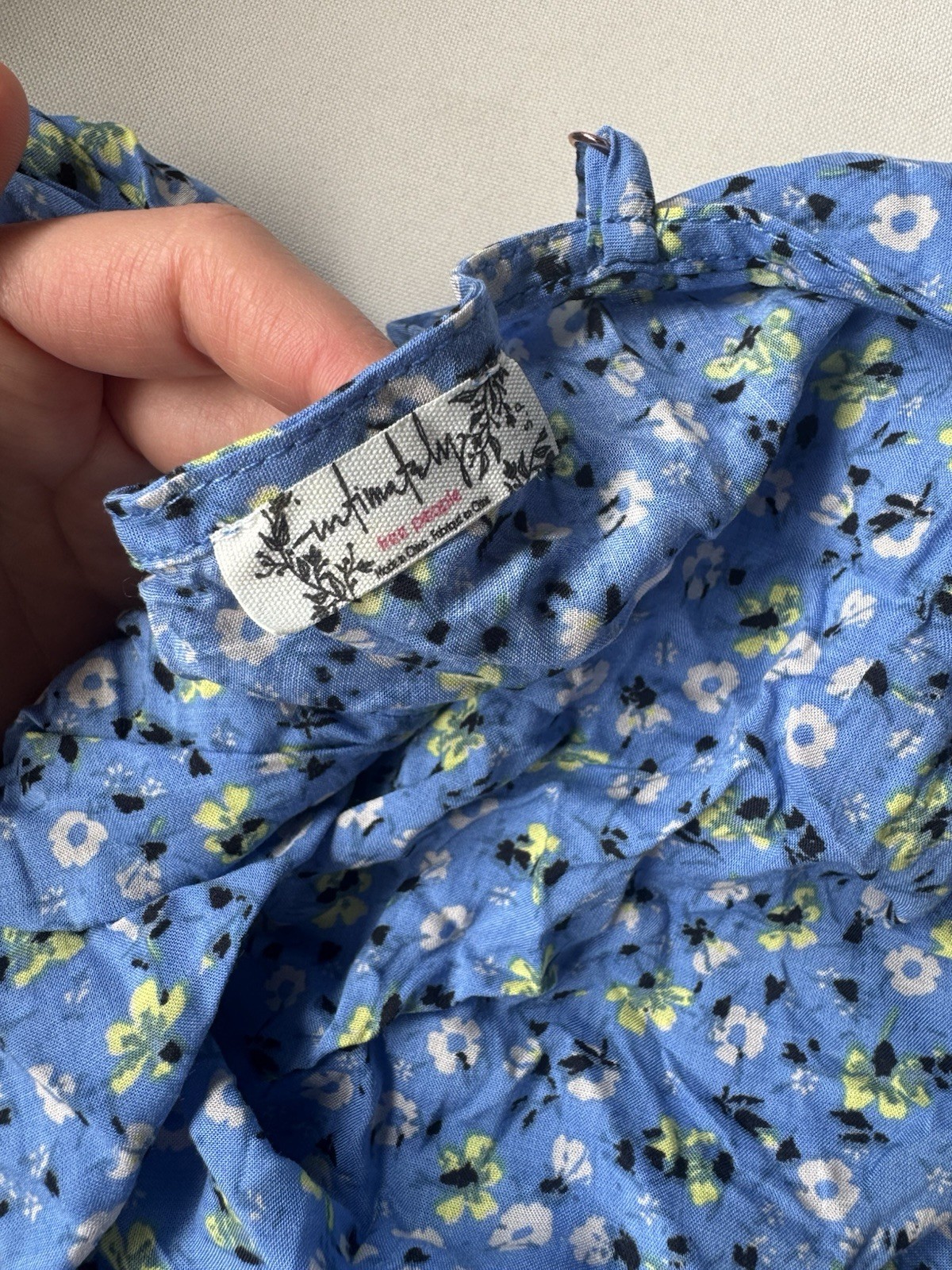 Free People X REVOLVE Forever Fields Mini Dress in Blue Combo Size Small