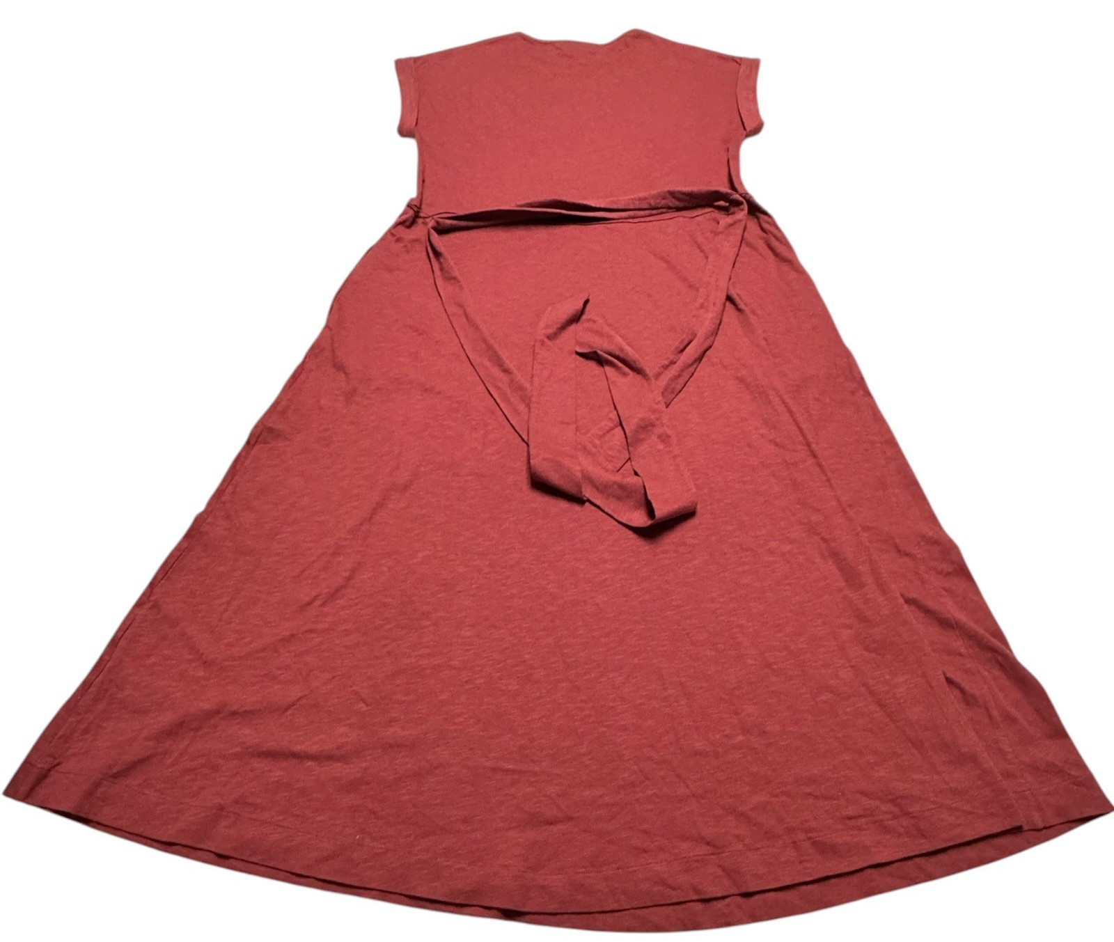 Boden Eve Jersey Midi Dress Beet Red Women’s US 6R Cotton Blend NWT