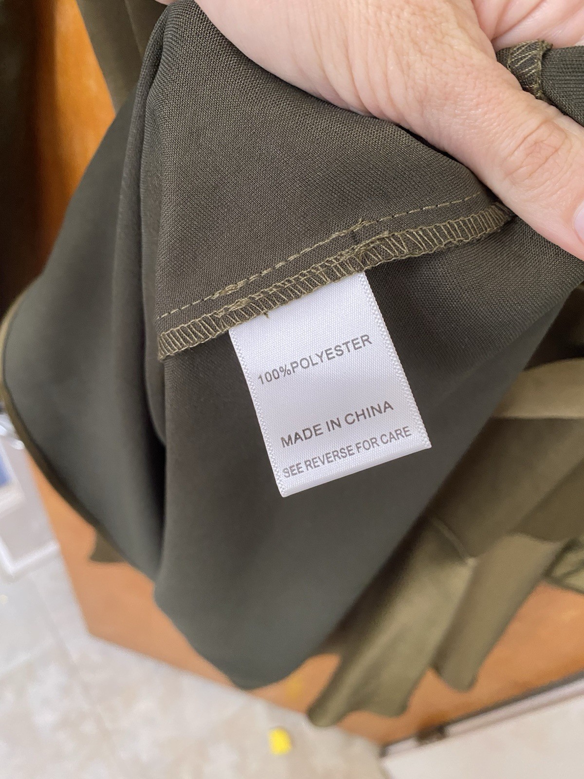 NWT Lucy Paris Adonia Wrap Dress Olive Green Satin Mini sz M long sleeve draped
