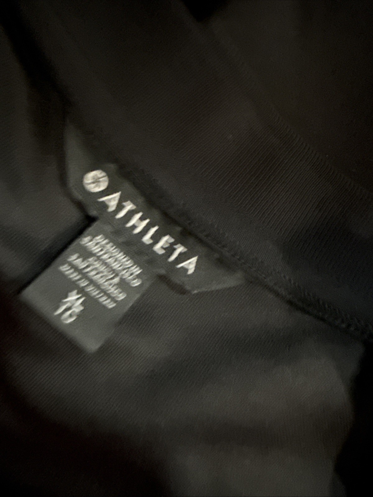 Athleta Women’s Athletic Essentials T-Shirt Tank Dress Black Athleisure XL