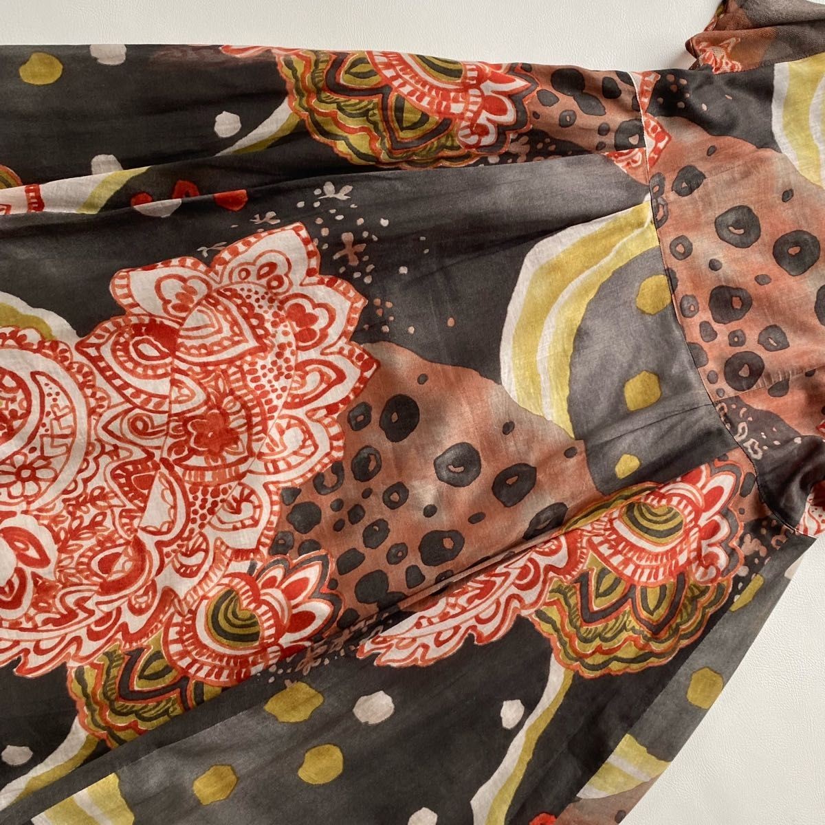 MOYURU / io comme io Cotton Design Dress Pullover All-Over Print Excellent