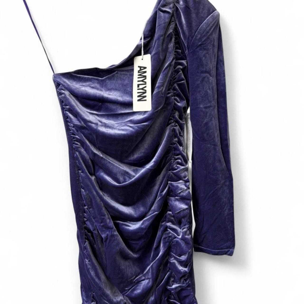 Amy Lynn Purple Asymmetrical Mini Dress Size M