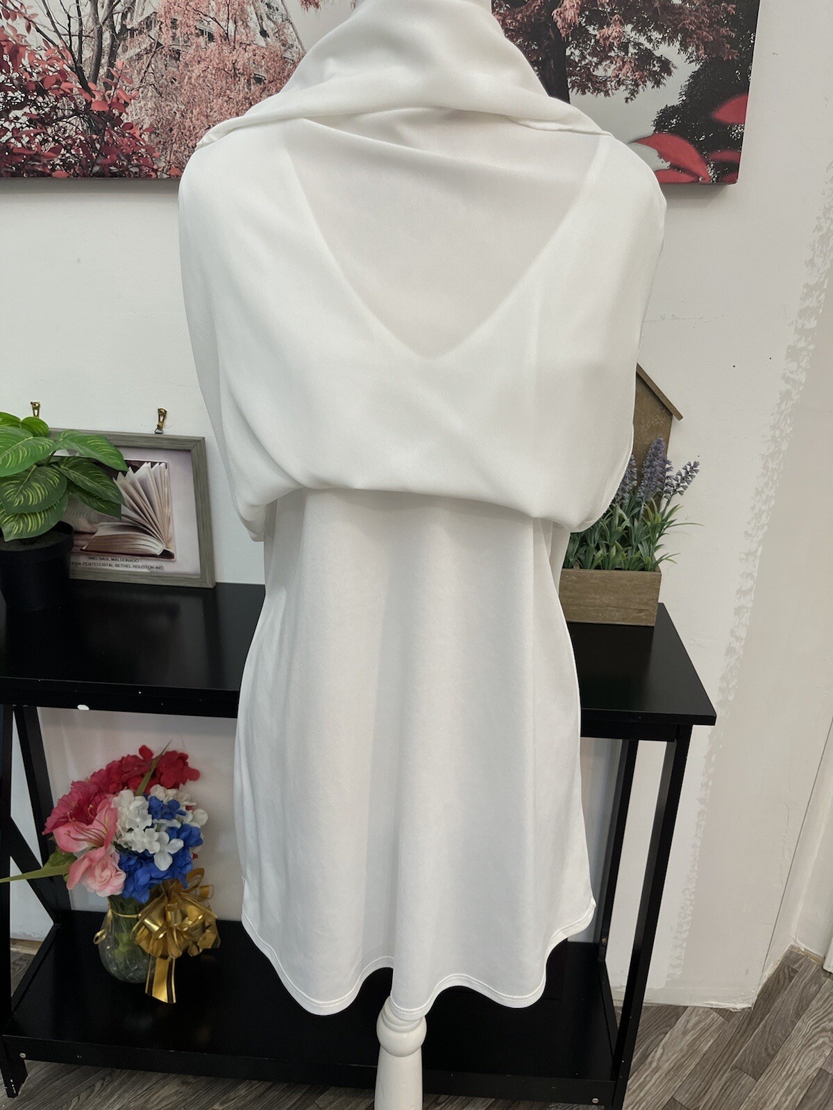 Lulus Freestyle White Shift Women’s Dress XS Short Sleeve 100% Polyester