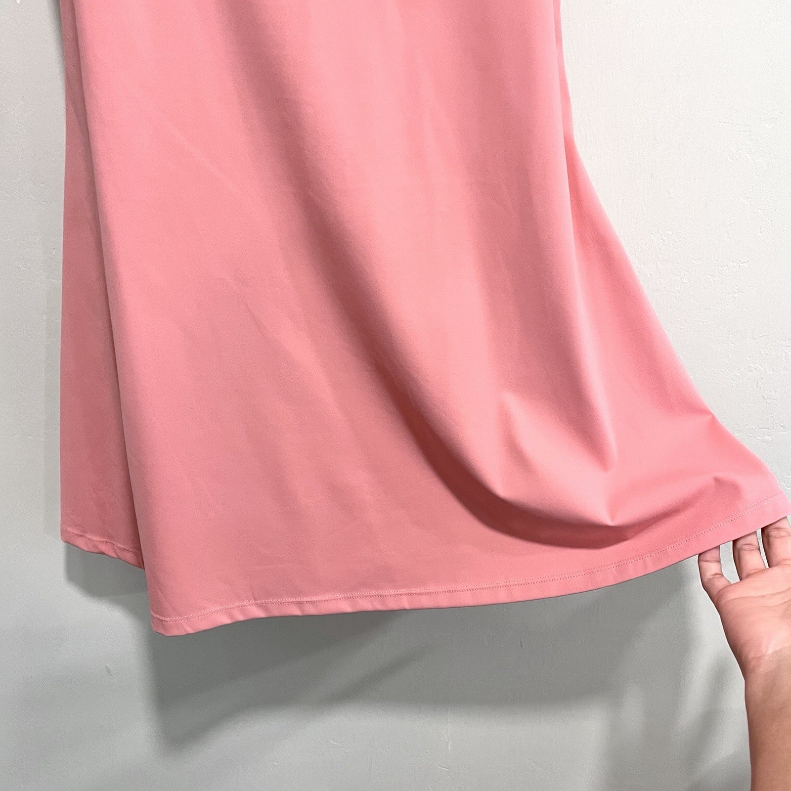 Women’s XL Crossback Strap Shorts Lined Padded Athletic Dress Pink