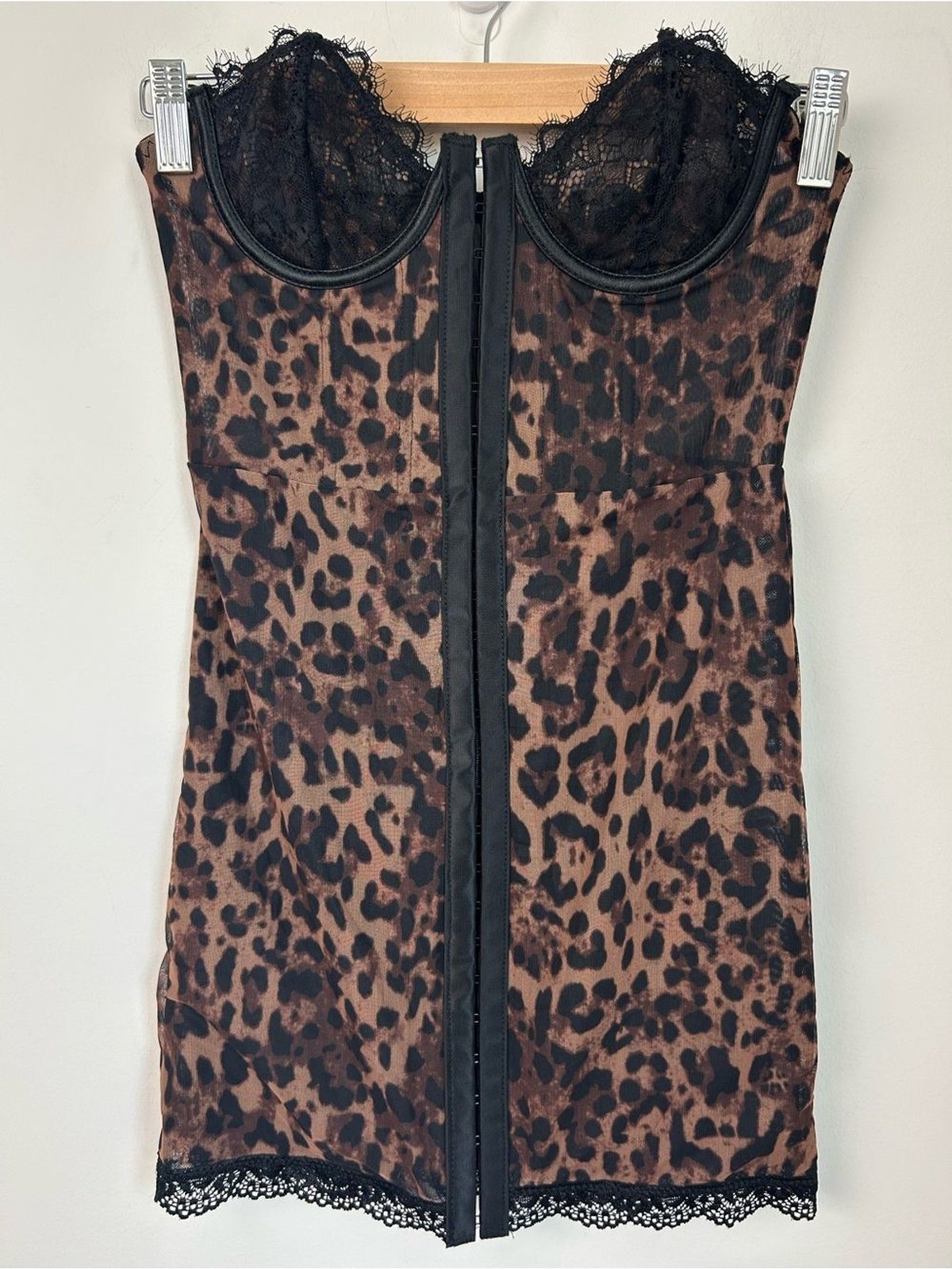 DOLLS KILL CURRENT MOOD Captivating Gazes Slip Dress – Leopard Print