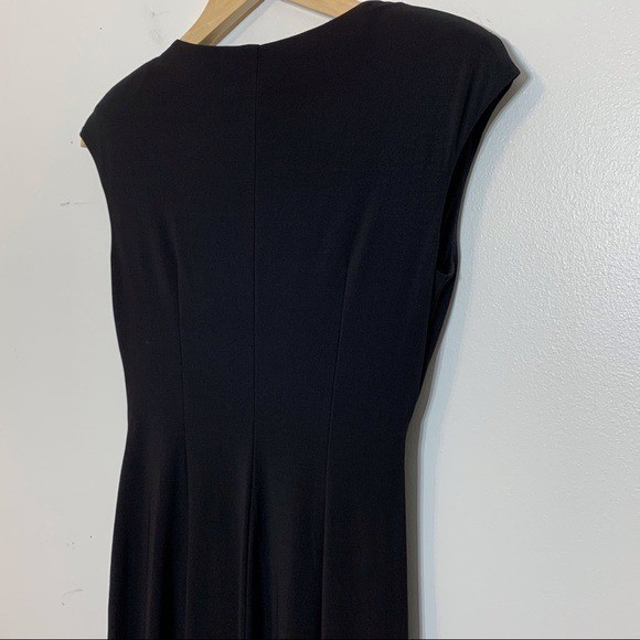 EUC American Living Gathered Waist Ruffle Dress