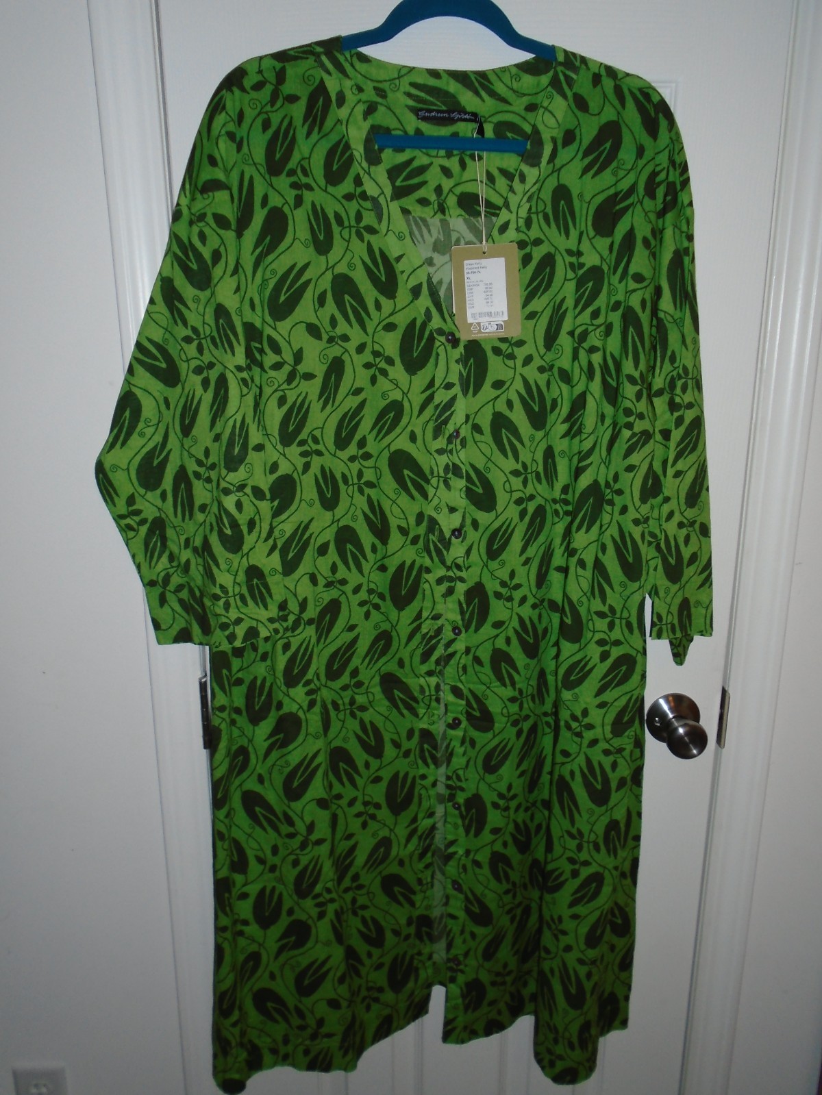 NWT Gudrun Sjoden Kelly Dress/Duster XL