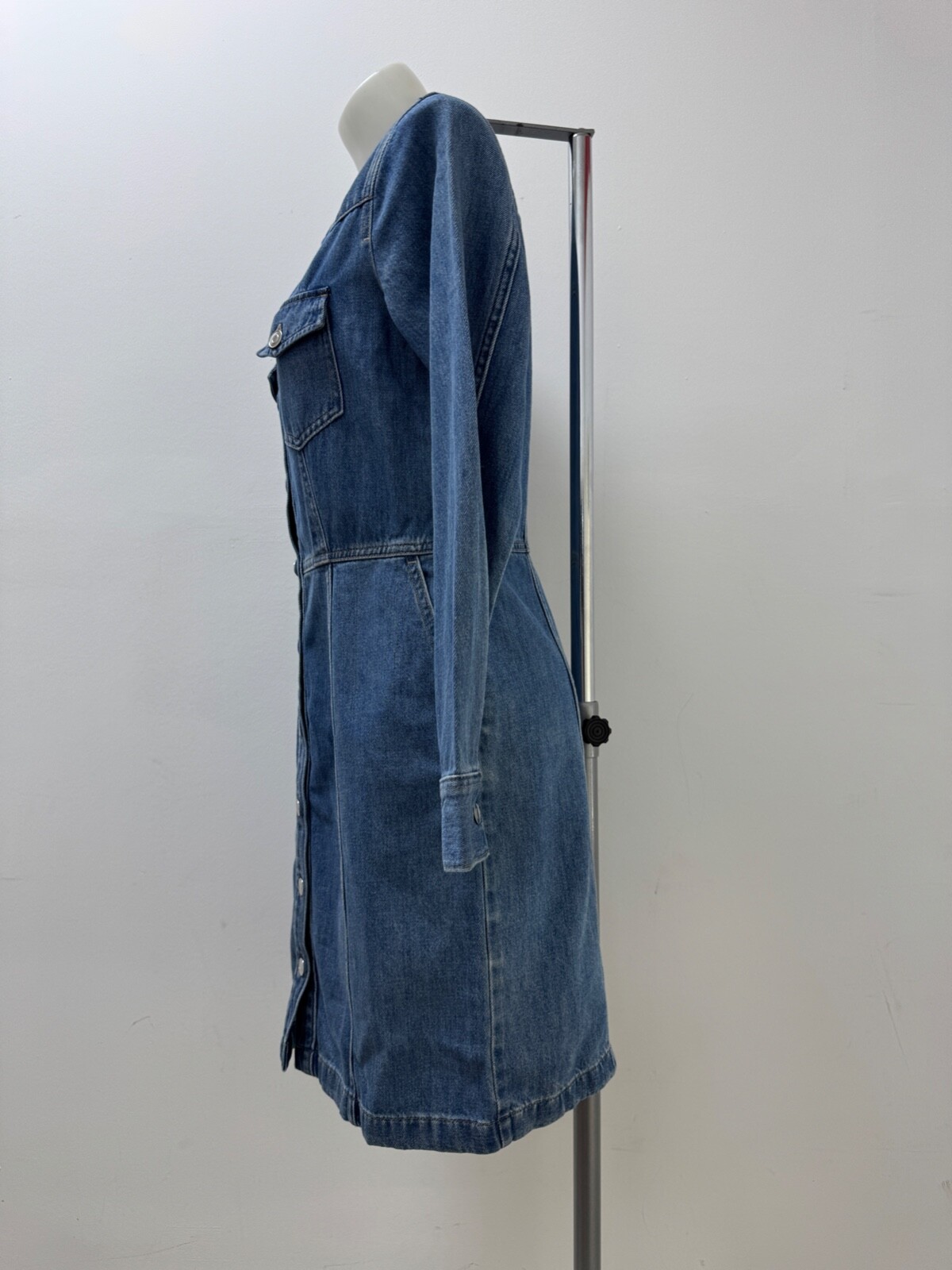 Ladies New Gap Denim Dress With Pockets In 3 colours Size XS S M L XL