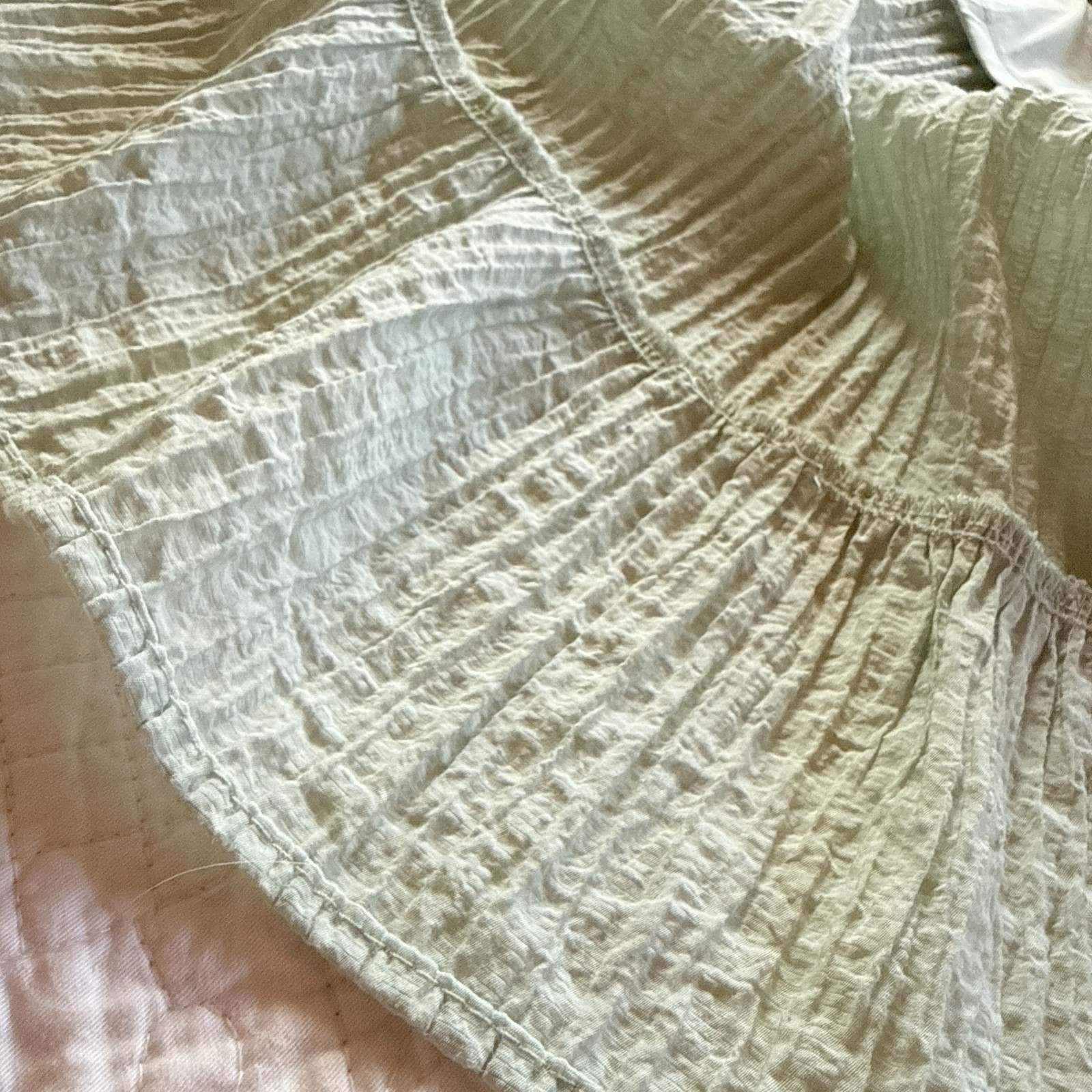 By The River Sage Green Tiered Midi Dress Size S Cottagecore Prairie Regencycore