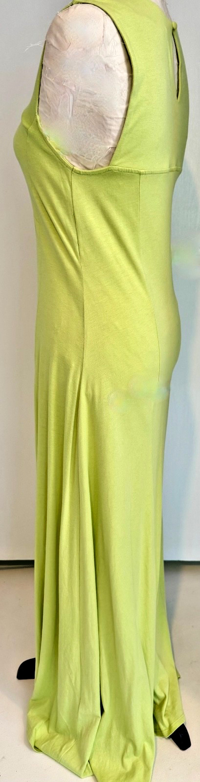 Soft Surroundings Stretch Sleeveless Lime Body Con Dress SZ Sm