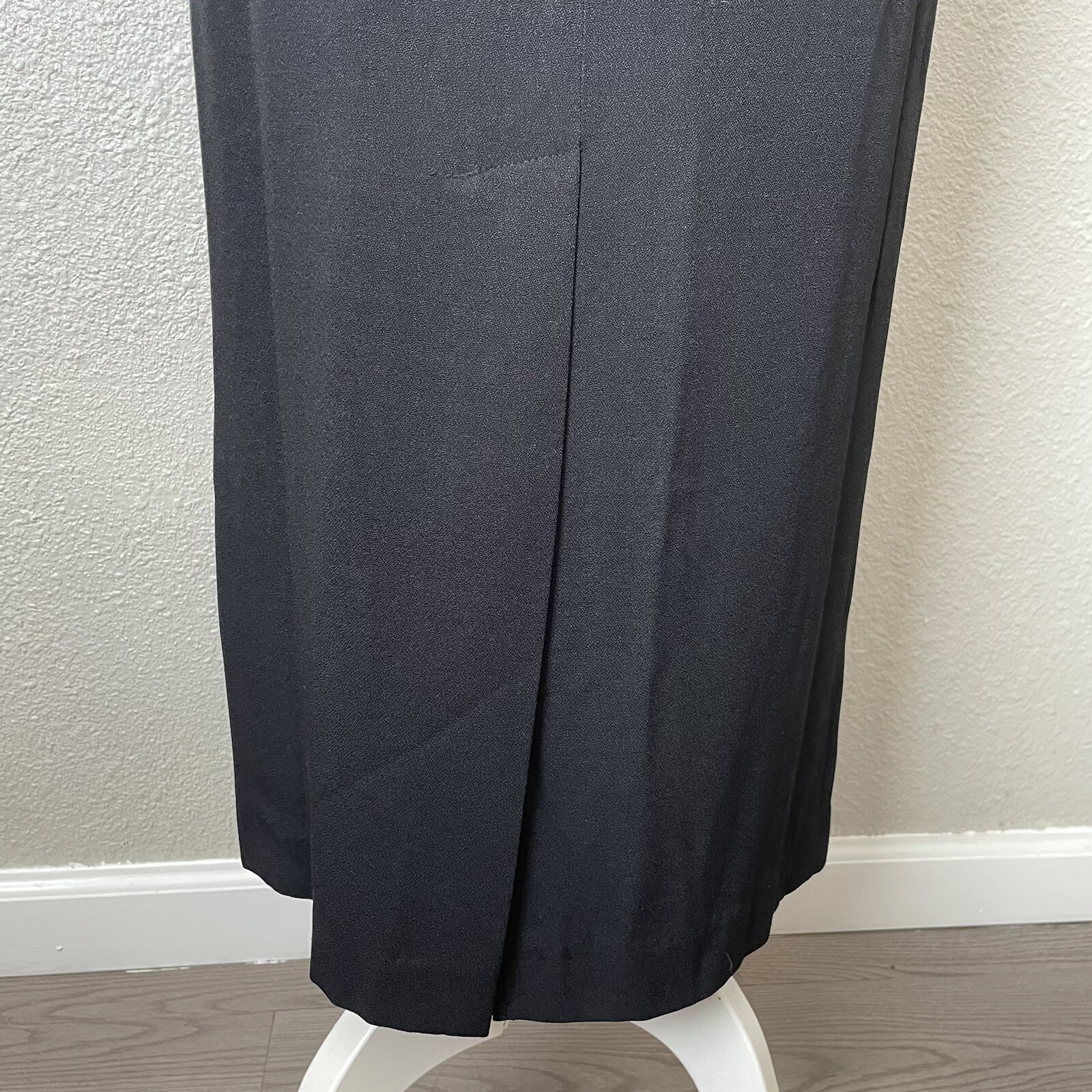 Lois Snyder Dani Max Tiger Office Evening Maxi Dress 90s 80s Vintage Modest 12