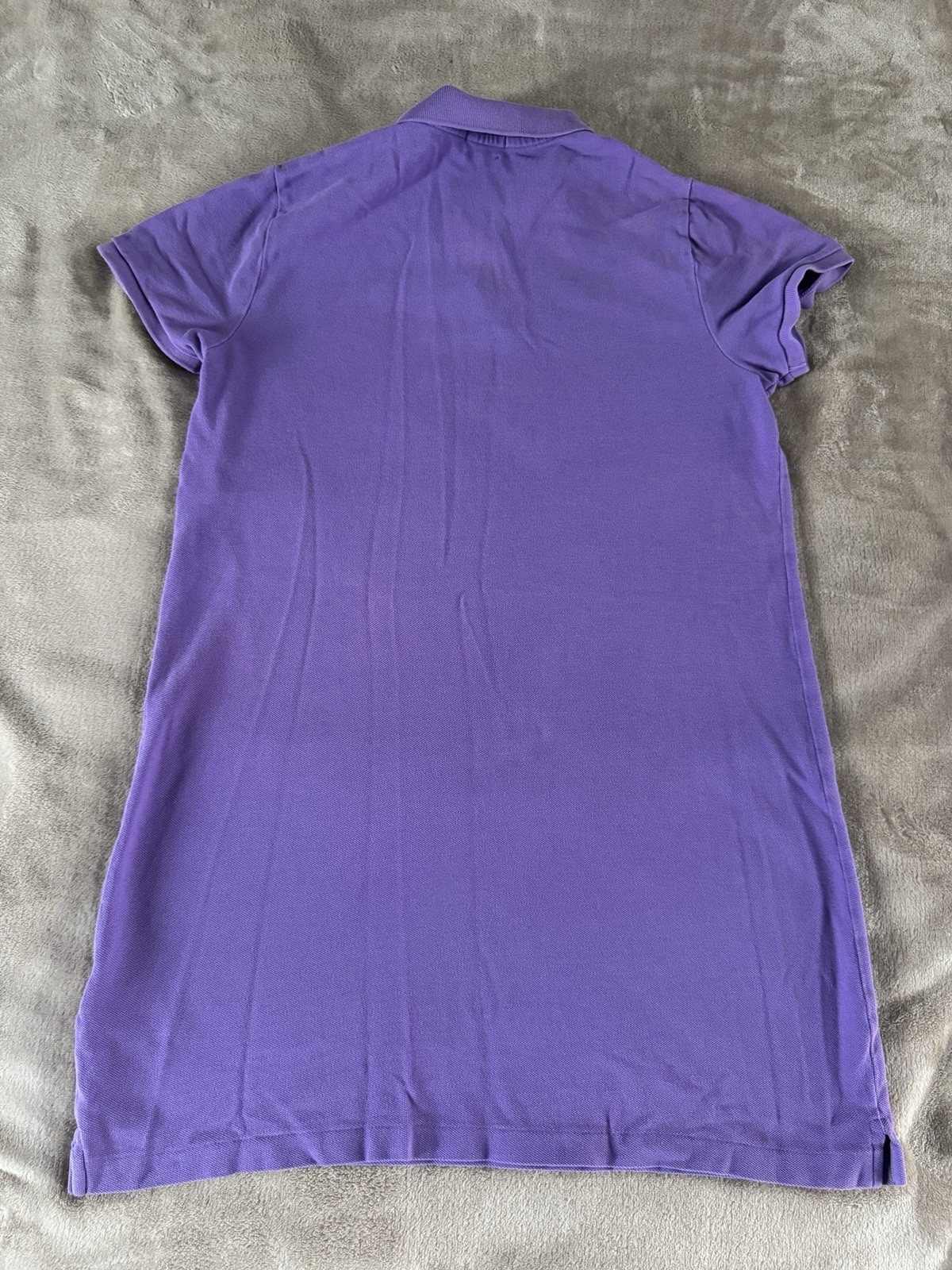 Polo Ralph Lauren Mesh Mini Polo Dress Purple L Preppy Tennis Golf Y2K