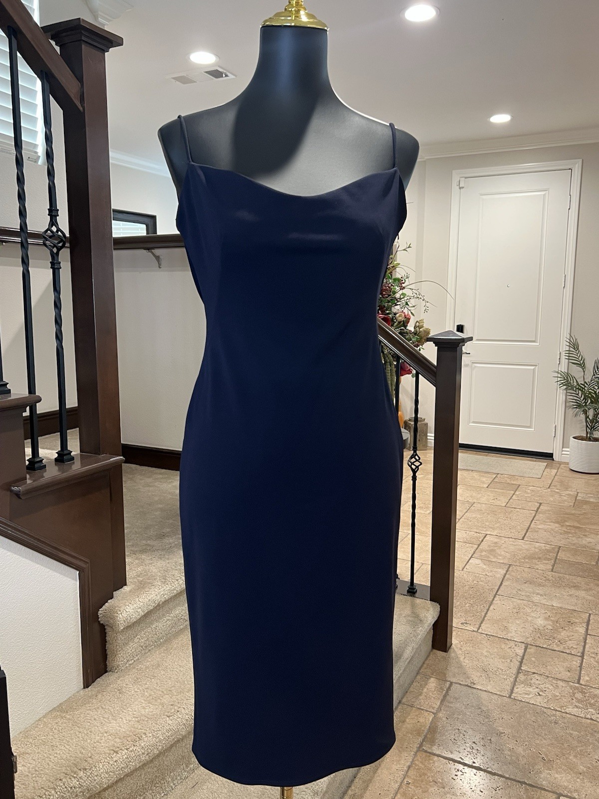 Little Black Dress Scoop Back, Slimming – Size Medium