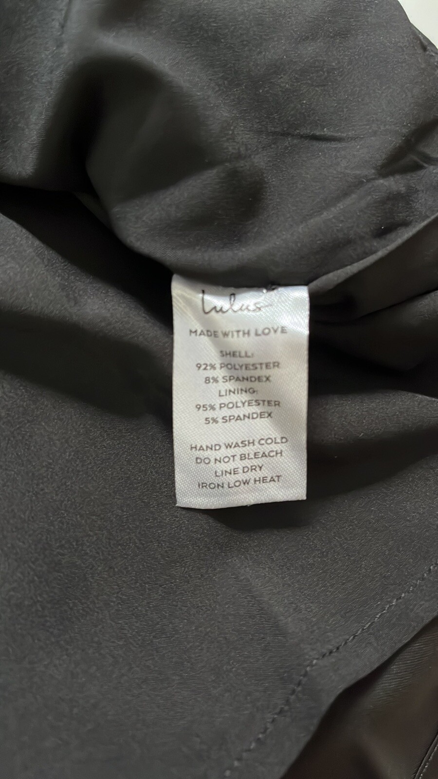 Lulus What a Stunner Black Satin Asymmetrical A-Line Mini Dress Size M – NEW