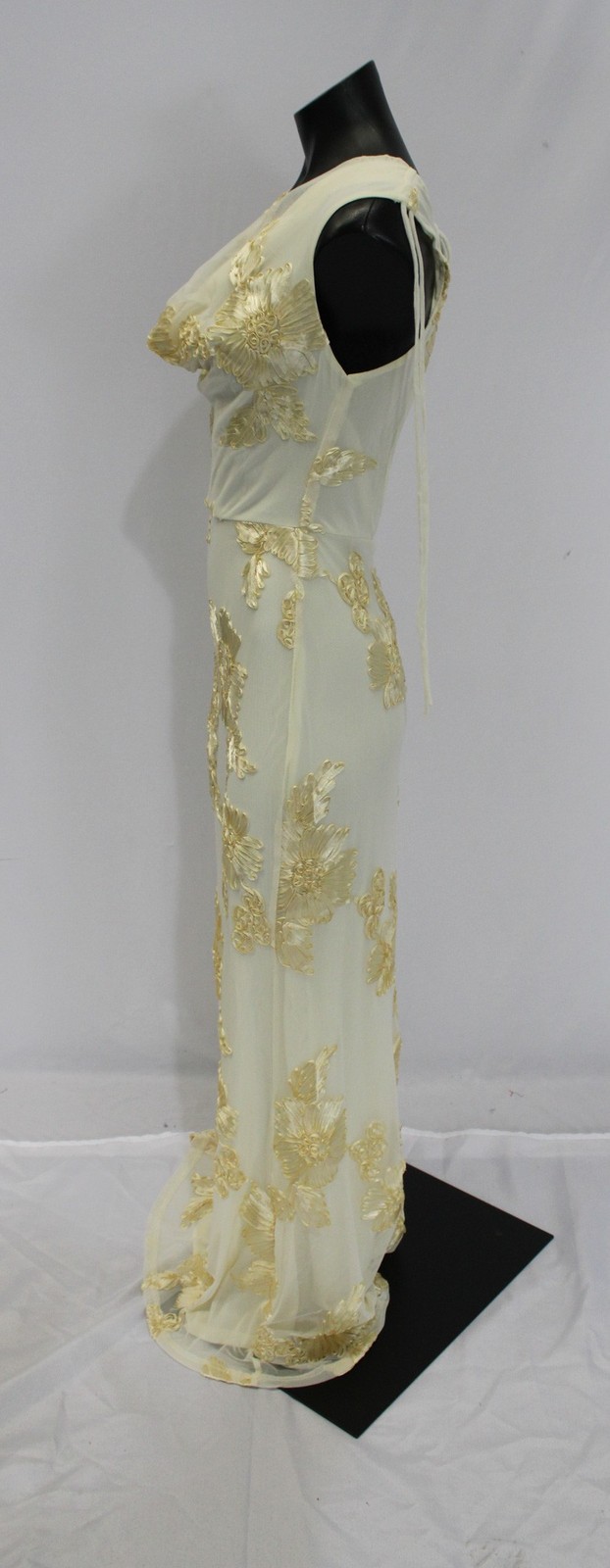 Saints & Secrets Women’s Kirralee Halterneck Maxi Dress AP2 Yellow Small AU:8