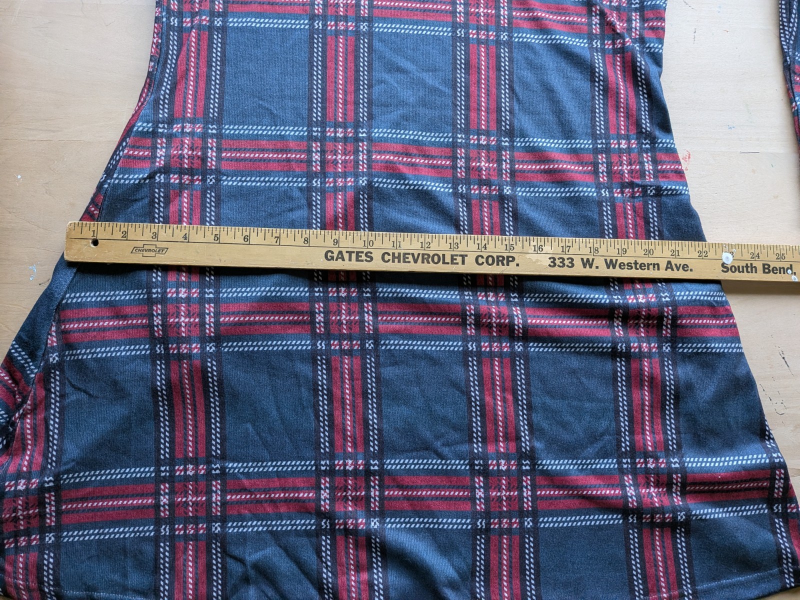 NWT Size L MIROL Holiday Christmas Pockets GREEN RED WHITE PLAID Mid Swing DRESS
