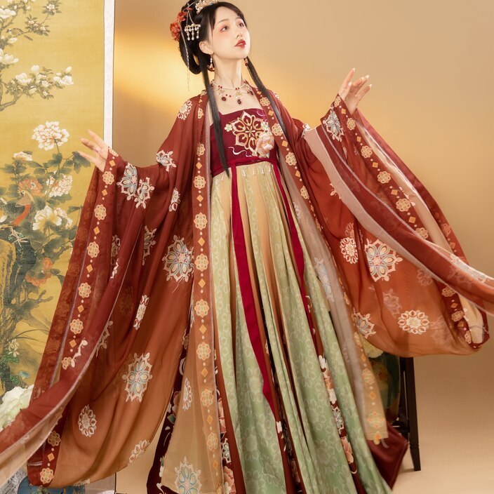 Dress Ancient Chinese Costumes6M Queen Hanfu Embroidery Traditional Women Hanfu