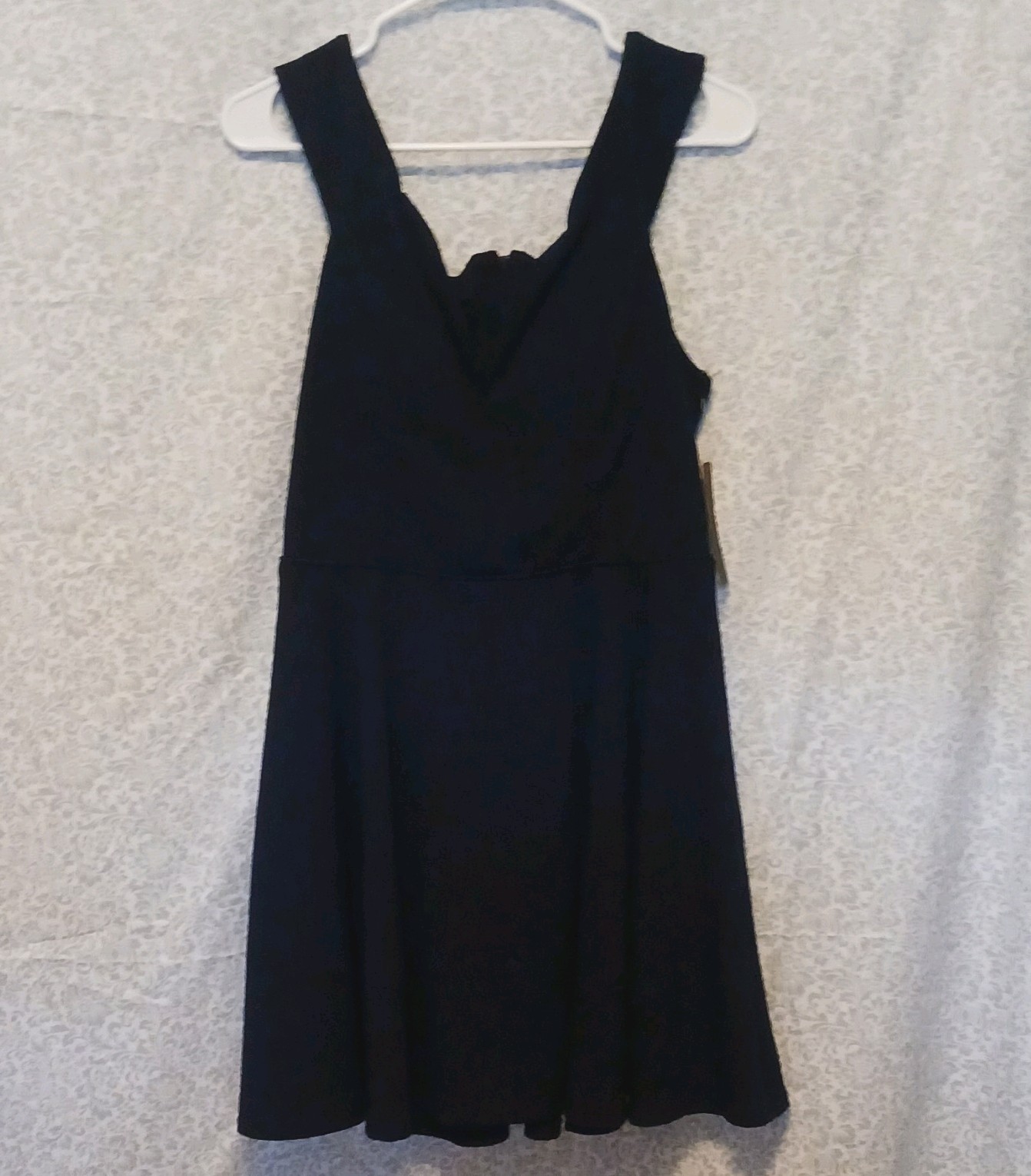 City Studio Navy Fit & Flare A-Line V-Neck Sleeveless Dress Size 13 NWT