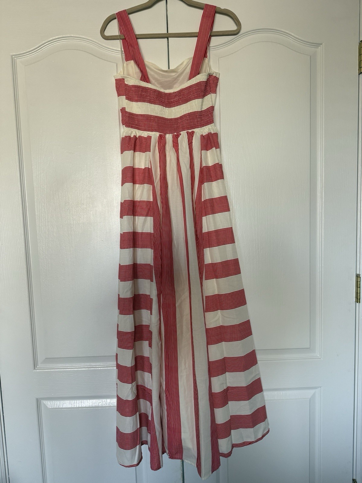 NWT VICI Everen Striped Maxi Dress Red/White Maxi Dress Large