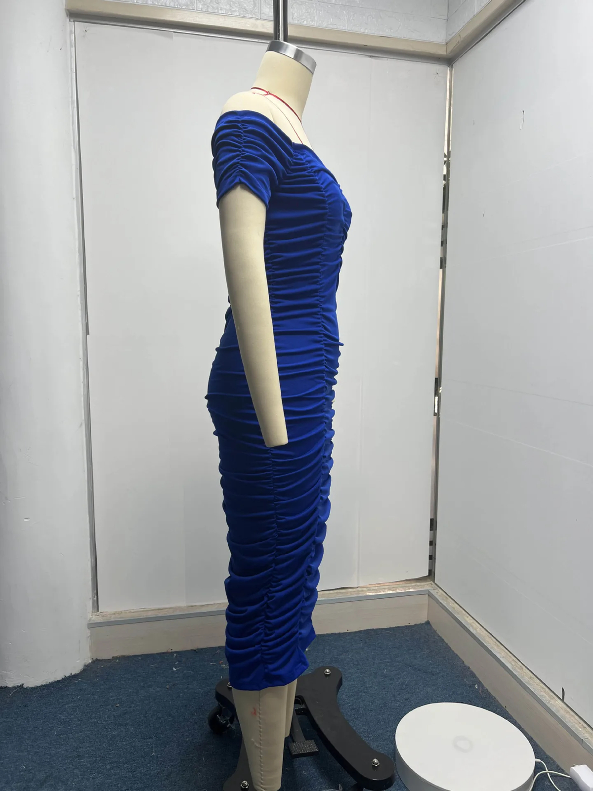 Solid Color Long Skirt, Elegant Temperament, Women’s Dress, One Shoulder Dress