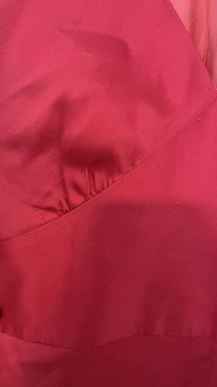 Ann Taylor 10P Pink 100% Silk V-Neck Dress