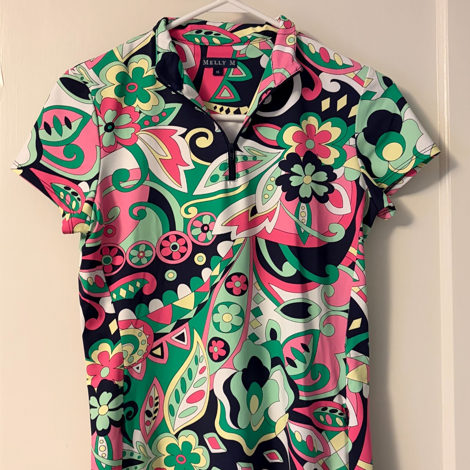 Melly M mini dress golf size XS preppy colorful retro athletic workout