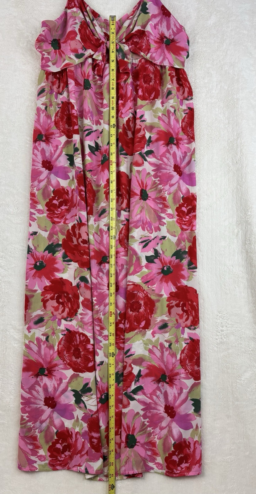 Ophelia Roe Adjustable Strapped Summer Floral Maxi Dress NWT Size L