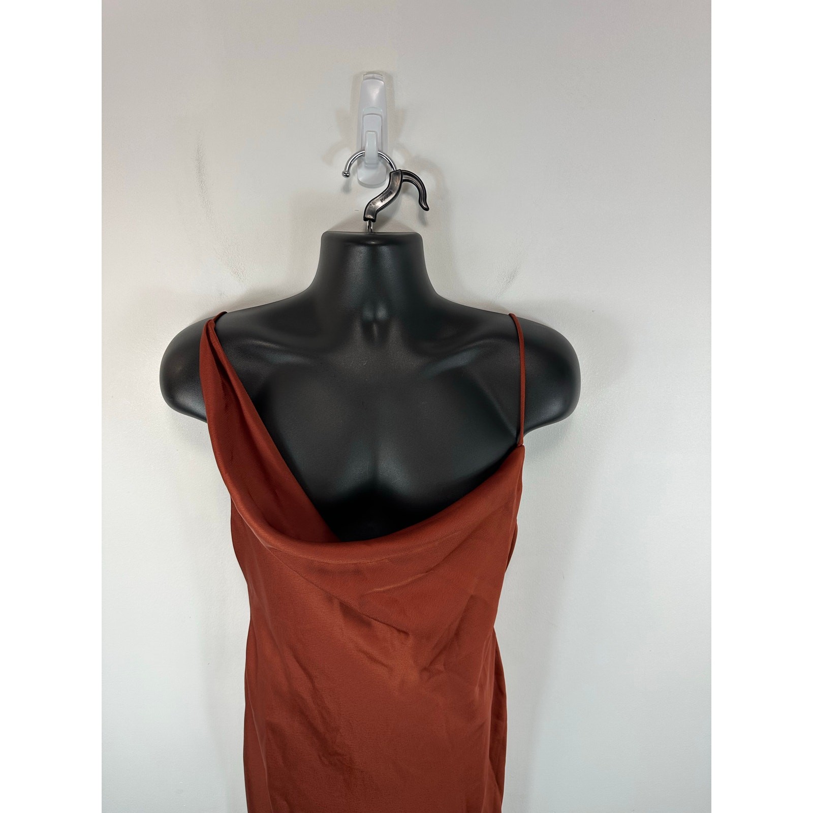 BHLDN August Satin Charmeuse Midi Dress Size US 10 NEW