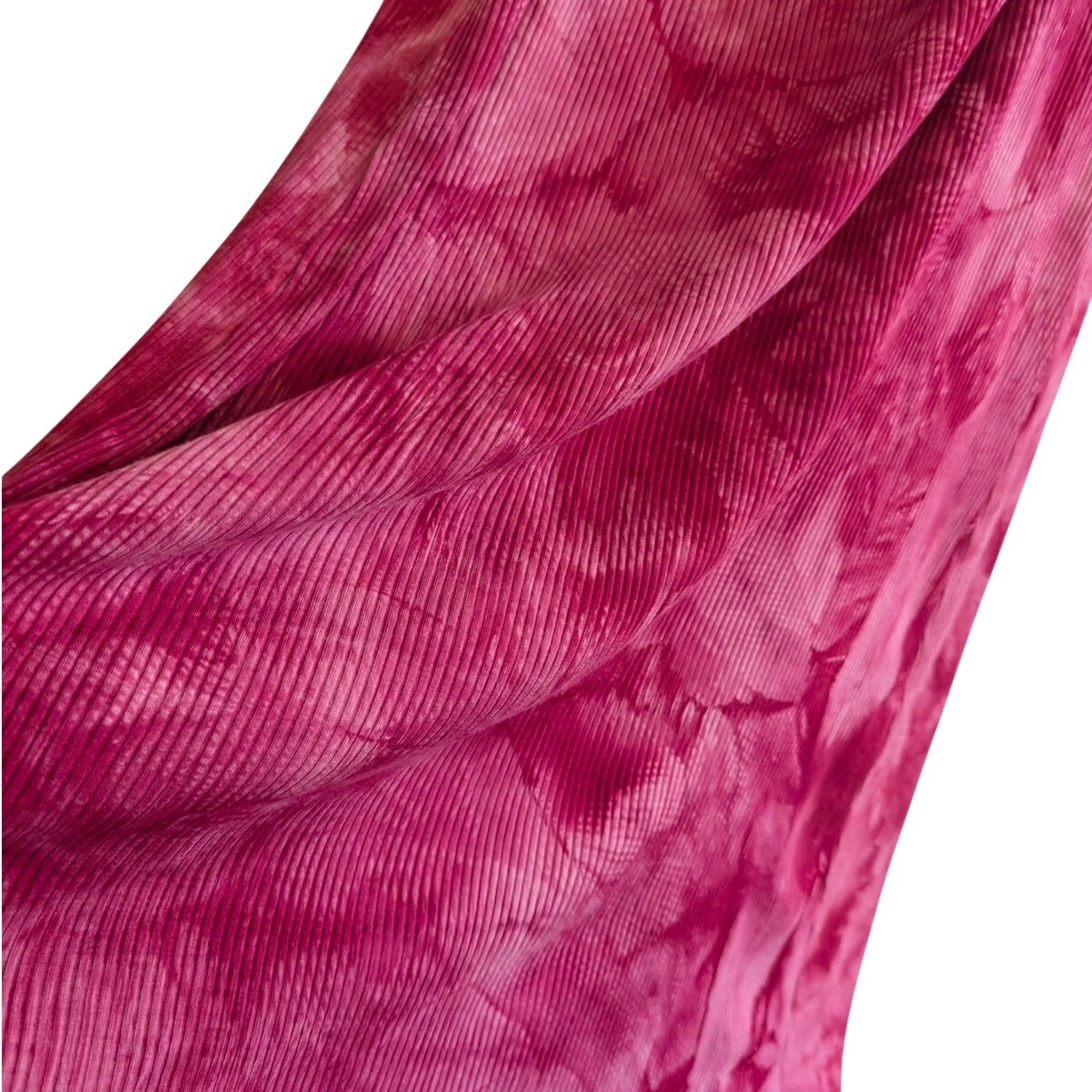 Ma Cherie Maternity Off the Shoulder A-Line Dress Tie Dye Wine Pink Size S