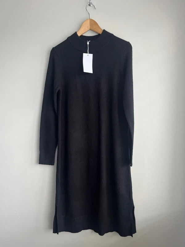 Vila Viril Long Sleeved Midi Dress Size UK M BNWT RRP £40